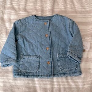Lauren Conrad Quilted Denim Toddler Jacket